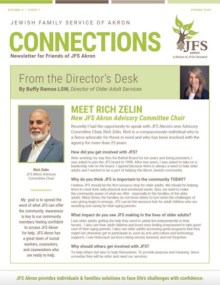 connection newsletter cover spring 2025
